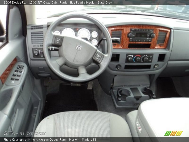 Patriot Blue Pearl / Medium Slate Gray 2006 Dodge Ram 1500 SLT Quad Cab
