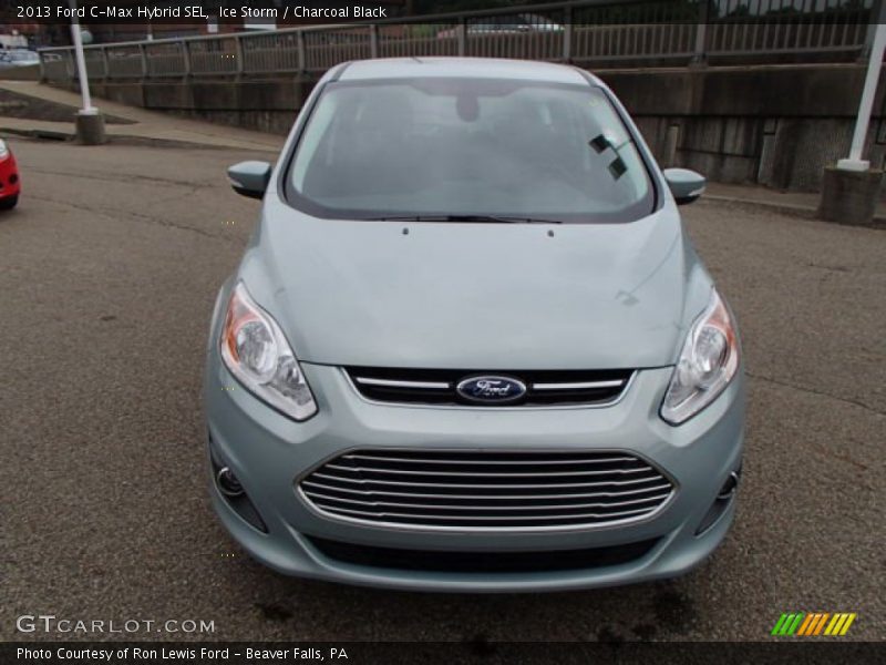 Ice Storm / Charcoal Black 2013 Ford C-Max Hybrid SEL