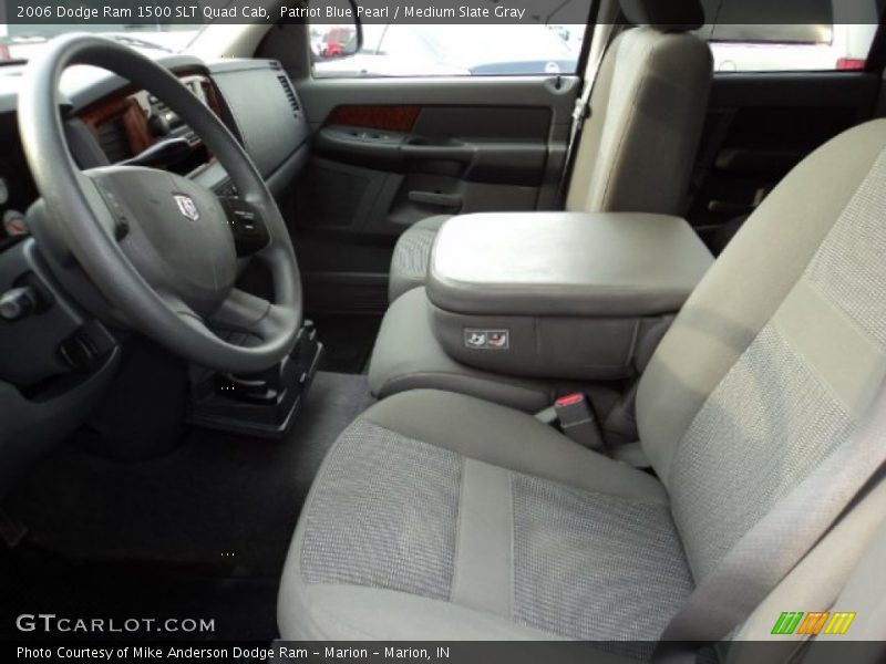 Patriot Blue Pearl / Medium Slate Gray 2006 Dodge Ram 1500 SLT Quad Cab