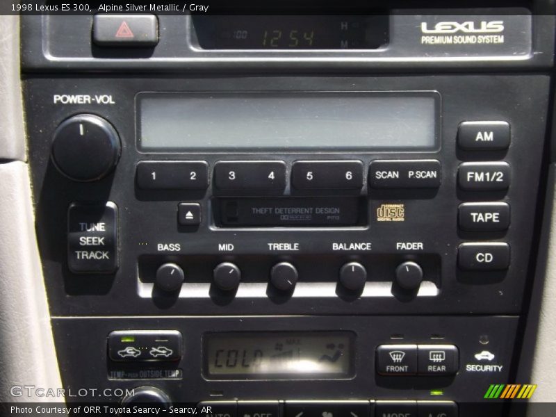 Alpine Silver Metallic / Gray 1998 Lexus ES 300