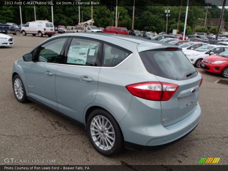 Ice Storm / Charcoal Black 2013 Ford C-Max Hybrid SEL