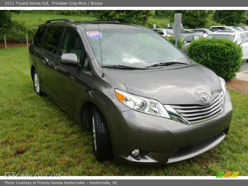 Predawn Gray Mica / Bisque 2011 Toyota Sienna XLE