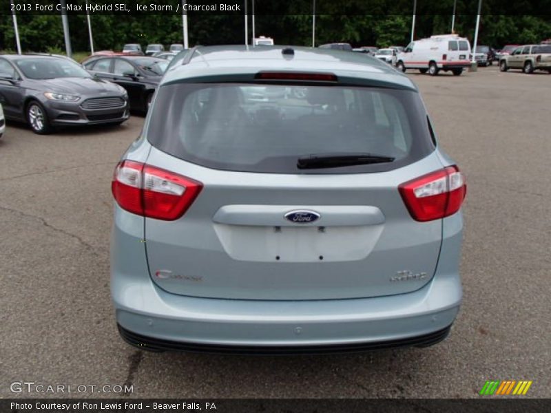 Ice Storm / Charcoal Black 2013 Ford C-Max Hybrid SEL