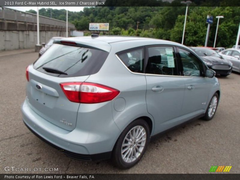 Ice Storm / Charcoal Black 2013 Ford C-Max Hybrid SEL