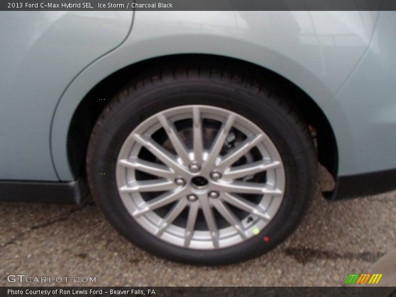 Ice Storm / Charcoal Black 2013 Ford C-Max Hybrid SEL