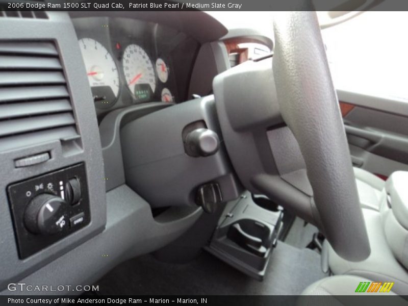 Patriot Blue Pearl / Medium Slate Gray 2006 Dodge Ram 1500 SLT Quad Cab