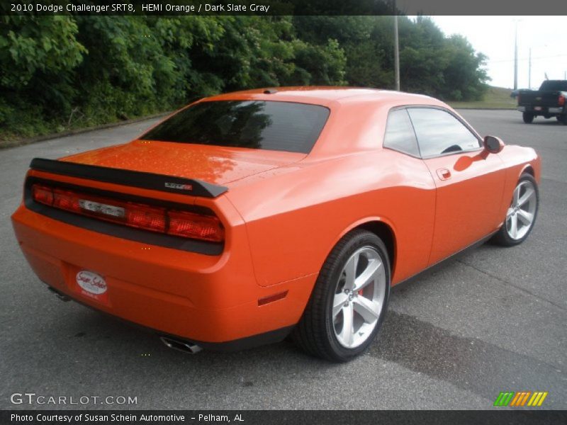 HEMI Orange / Dark Slate Gray 2010 Dodge Challenger SRT8