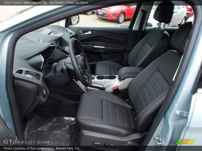 Ice Storm / Charcoal Black 2013 Ford C-Max Hybrid SEL