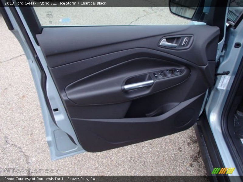 Ice Storm / Charcoal Black 2013 Ford C-Max Hybrid SEL