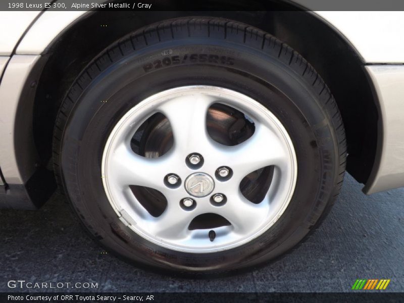 Alpine Silver Metallic / Gray 1998 Lexus ES 300