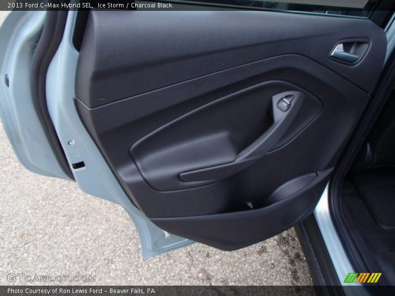 Ice Storm / Charcoal Black 2013 Ford C-Max Hybrid SEL