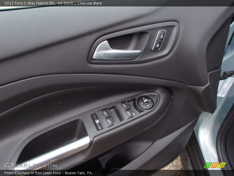 Ice Storm / Charcoal Black 2013 Ford C-Max Hybrid SEL