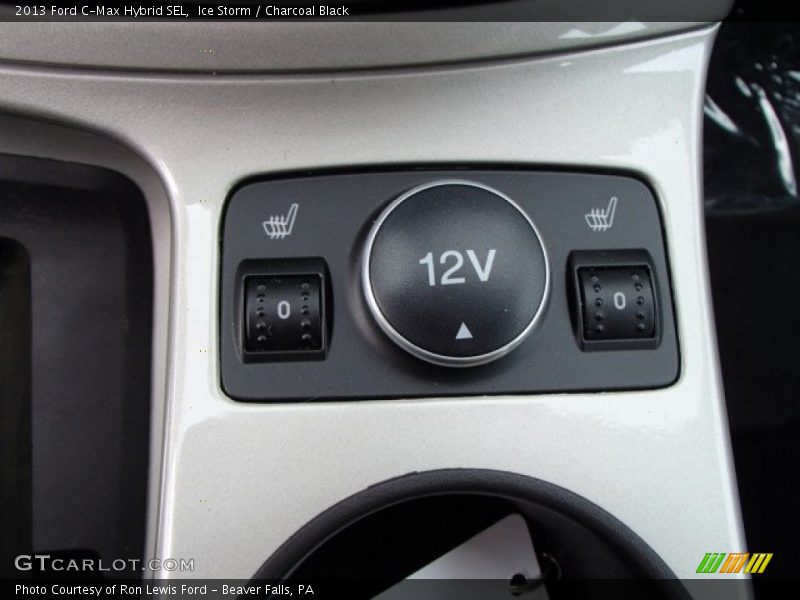 Ice Storm / Charcoal Black 2013 Ford C-Max Hybrid SEL