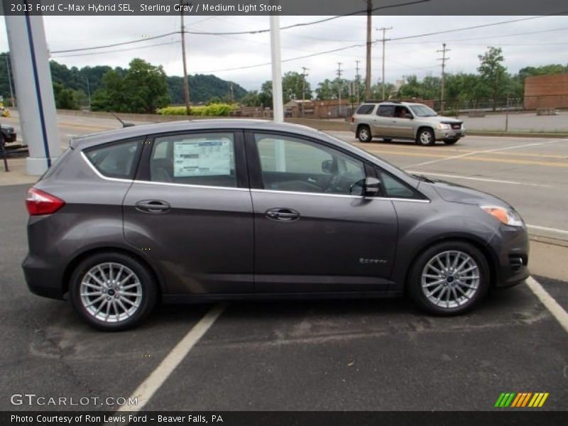 Sterling Gray / Medium Light Stone 2013 Ford C-Max Hybrid SEL