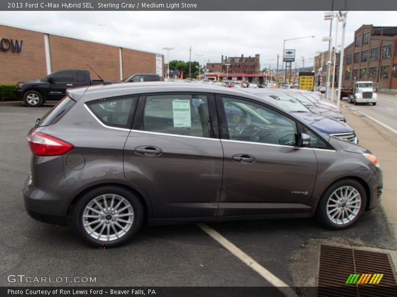 Sterling Gray / Medium Light Stone 2013 Ford C-Max Hybrid SEL
