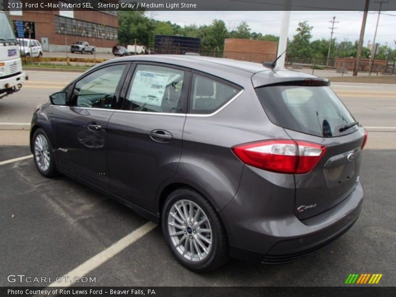 Sterling Gray / Medium Light Stone 2013 Ford C-Max Hybrid SEL