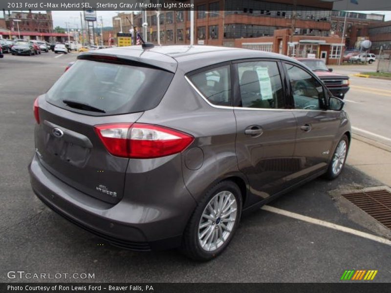 Sterling Gray / Medium Light Stone 2013 Ford C-Max Hybrid SEL