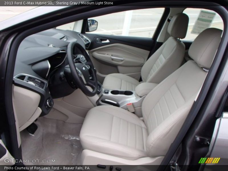 Sterling Gray / Medium Light Stone 2013 Ford C-Max Hybrid SEL