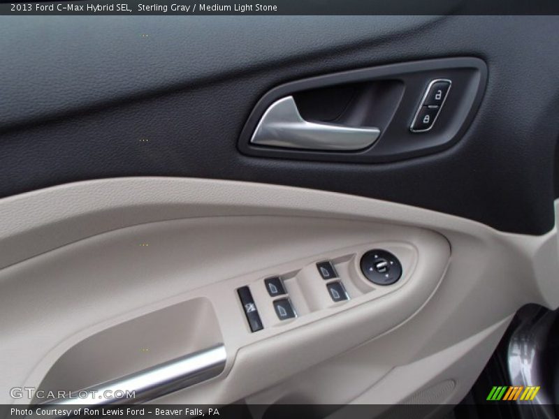 Sterling Gray / Medium Light Stone 2013 Ford C-Max Hybrid SEL