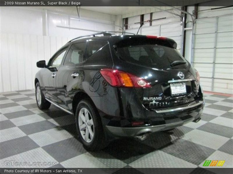 Super Black / Beige 2009 Nissan Murano SL
