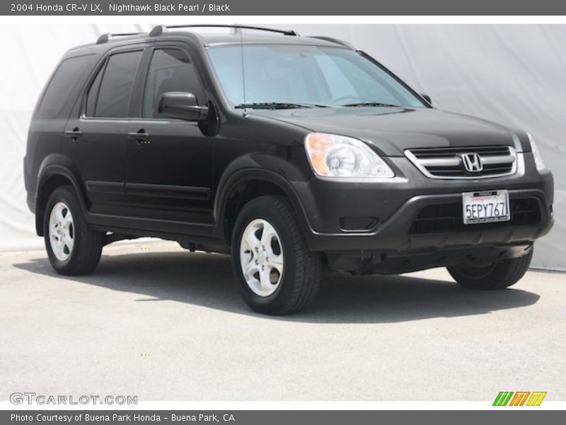 Nighthawk Black Pearl / Black 2004 Honda CR-V LX