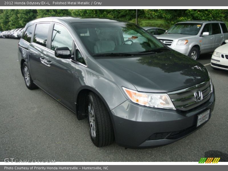 Polished Metal Metallic / Gray 2012 Honda Odyssey EX-L