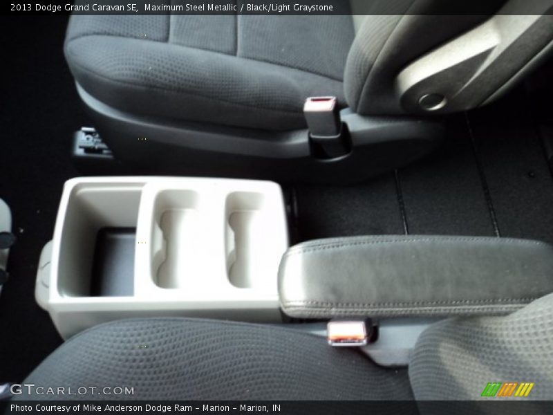 Maximum Steel Metallic / Black/Light Graystone 2013 Dodge Grand Caravan SE
