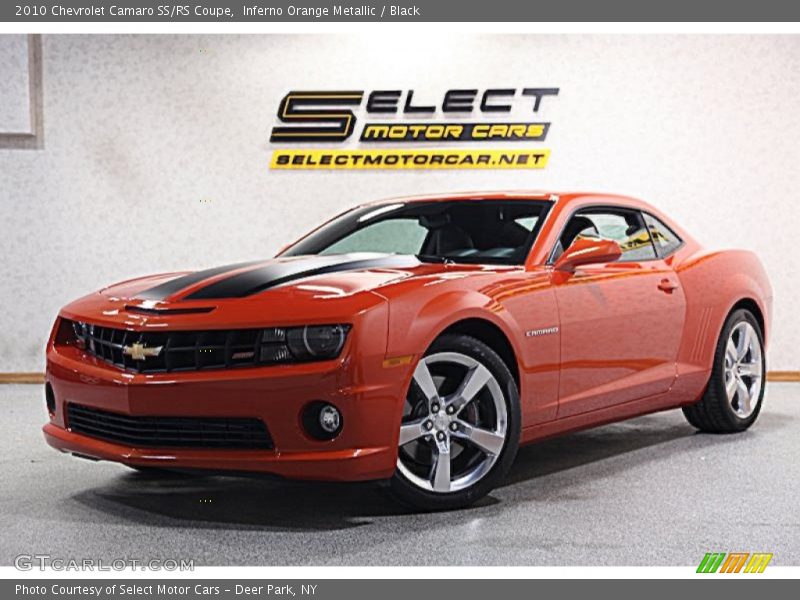 Inferno Orange Metallic / Black 2010 Chevrolet Camaro SS/RS Coupe