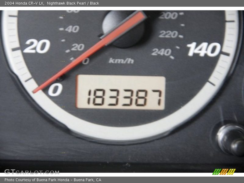 Nighthawk Black Pearl / Black 2004 Honda CR-V LX