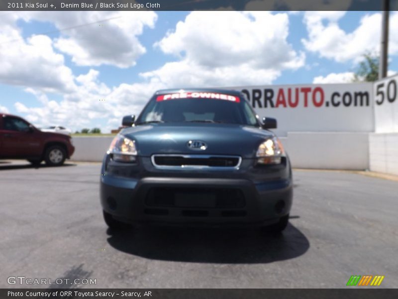 Denim Blue / Black Soul Logo Cloth 2011 Kia Soul +