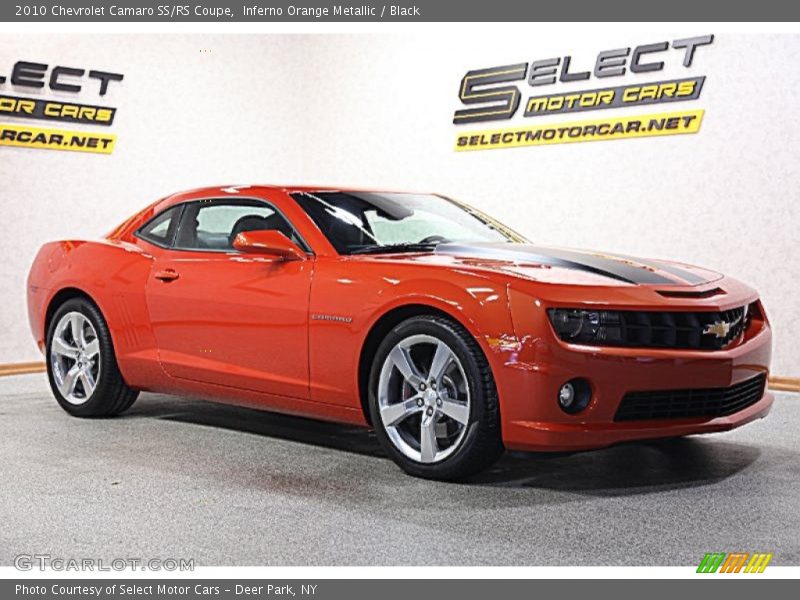 Inferno Orange Metallic / Black 2010 Chevrolet Camaro SS/RS Coupe