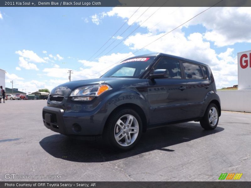 Denim Blue / Black Soul Logo Cloth 2011 Kia Soul +