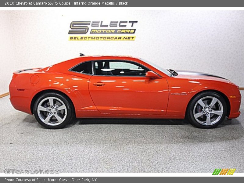 Inferno Orange Metallic / Black 2010 Chevrolet Camaro SS/RS Coupe