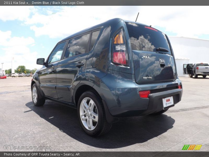 Denim Blue / Black Soul Logo Cloth 2011 Kia Soul +