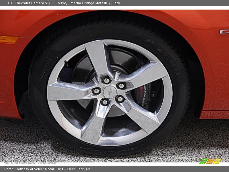 Inferno Orange Metallic / Black 2010 Chevrolet Camaro SS/RS Coupe
