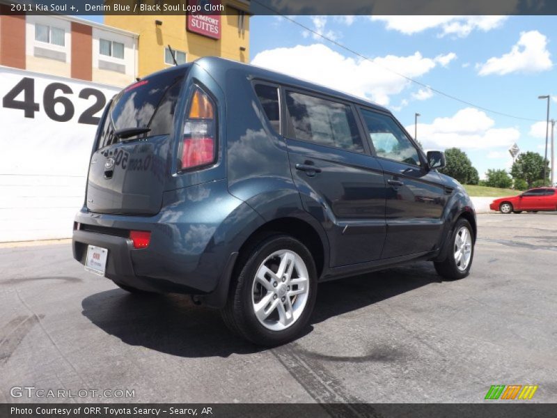 Denim Blue / Black Soul Logo Cloth 2011 Kia Soul +