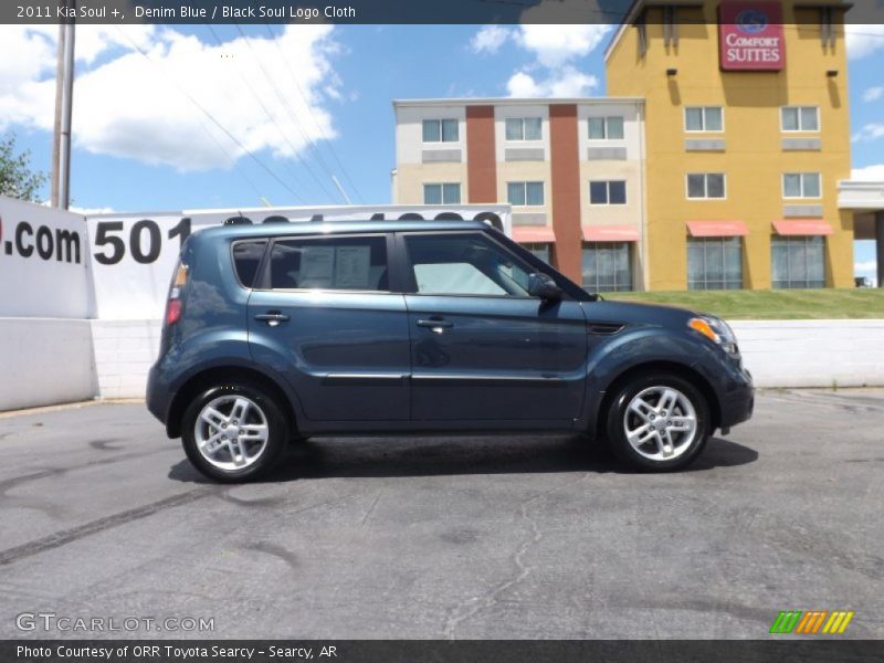 Denim Blue / Black Soul Logo Cloth 2011 Kia Soul +