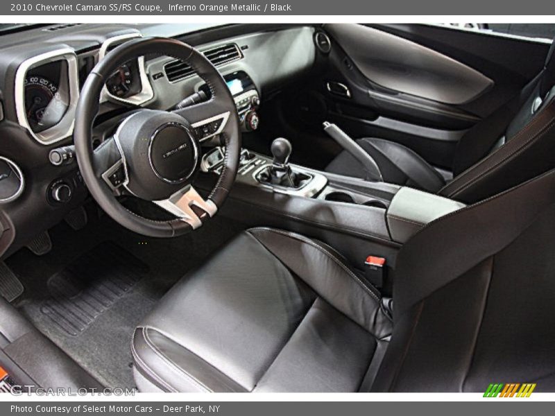 Inferno Orange Metallic / Black 2010 Chevrolet Camaro SS/RS Coupe
