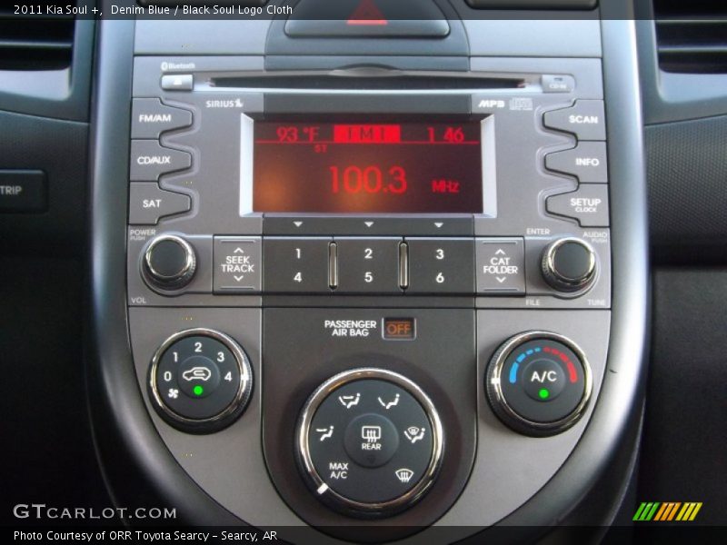 Denim Blue / Black Soul Logo Cloth 2011 Kia Soul +