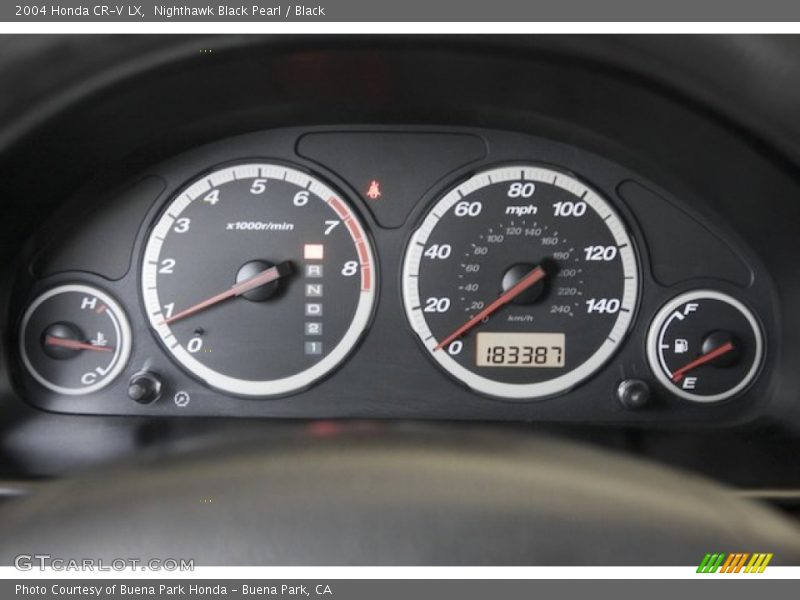 Nighthawk Black Pearl / Black 2004 Honda CR-V LX