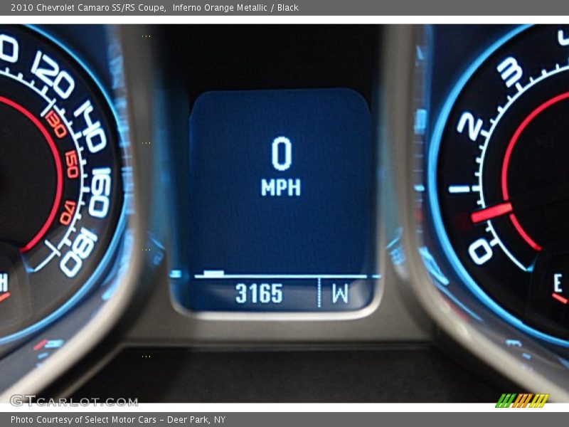 Inferno Orange Metallic / Black 2010 Chevrolet Camaro SS/RS Coupe