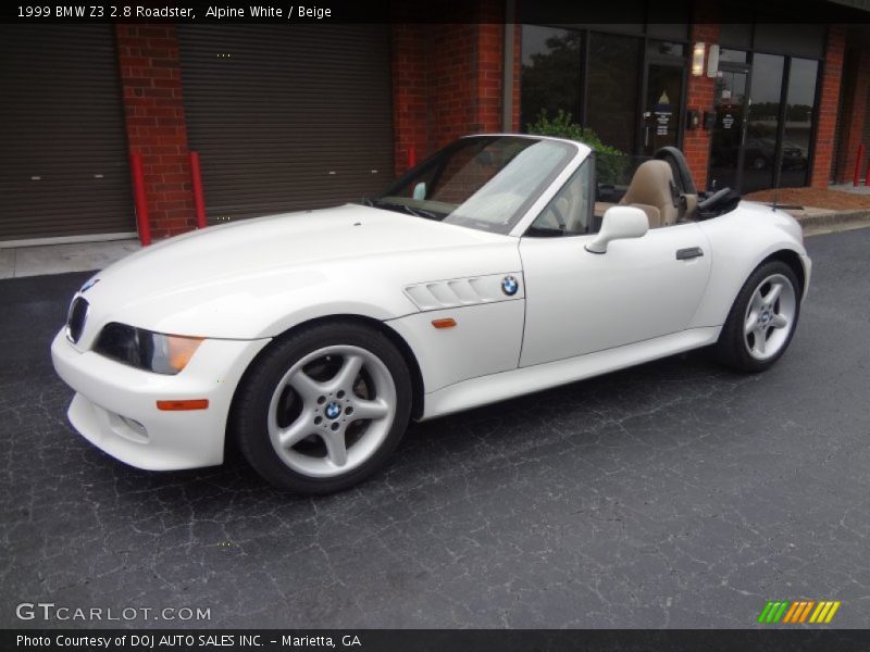 Front 3/4 View of 1999 Z3 2.8 Roadster
