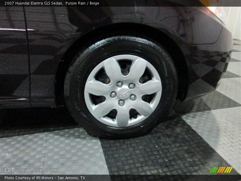 Purple Rain / Beige 2007 Hyundai Elantra GLS Sedan