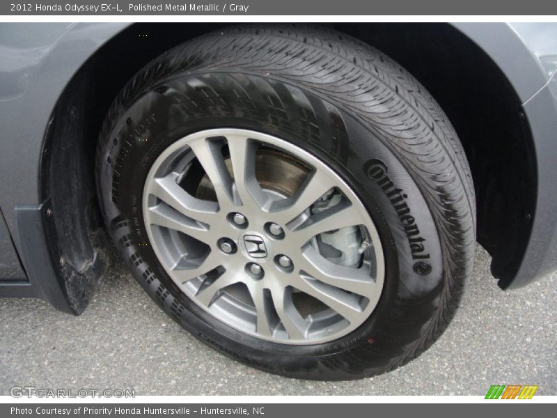 Polished Metal Metallic / Gray 2012 Honda Odyssey EX-L