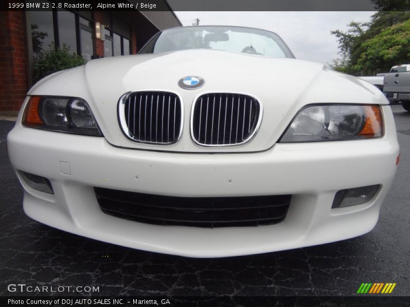 Alpine White / Beige 1999 BMW Z3 2.8 Roadster