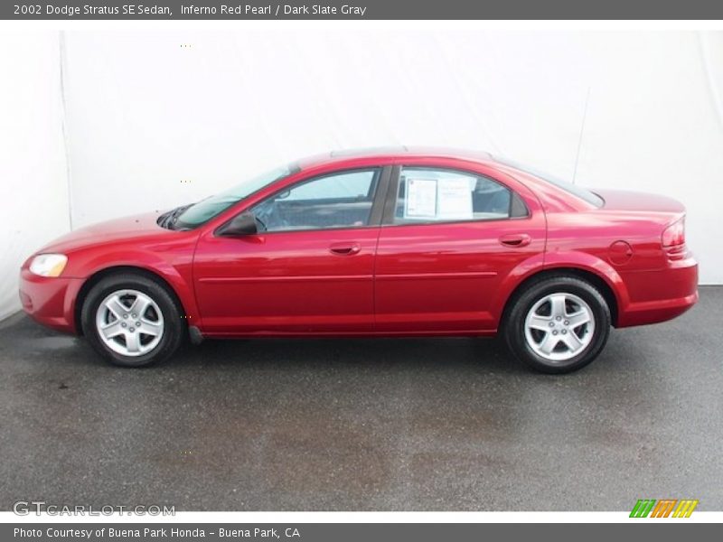  2002 Stratus SE Sedan Inferno Red Pearl