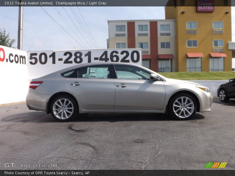 Champagne Mica / Light Gray 2013 Toyota Avalon Limited