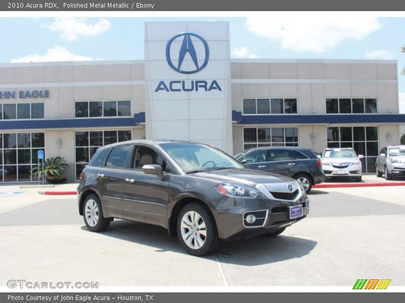 Polished Metal Metallic / Ebony 2010 Acura RDX