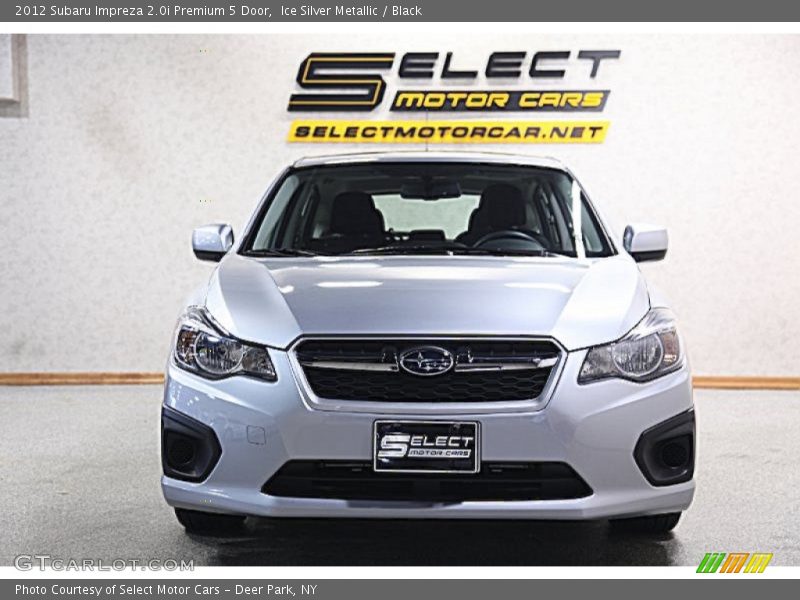 Ice Silver Metallic / Black 2012 Subaru Impreza 2.0i Premium 5 Door