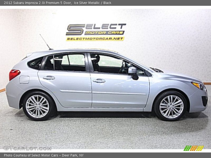 Ice Silver Metallic / Black 2012 Subaru Impreza 2.0i Premium 5 Door